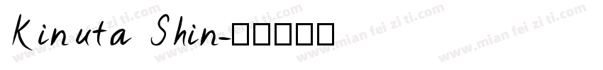 Kinuta Shin字体转换